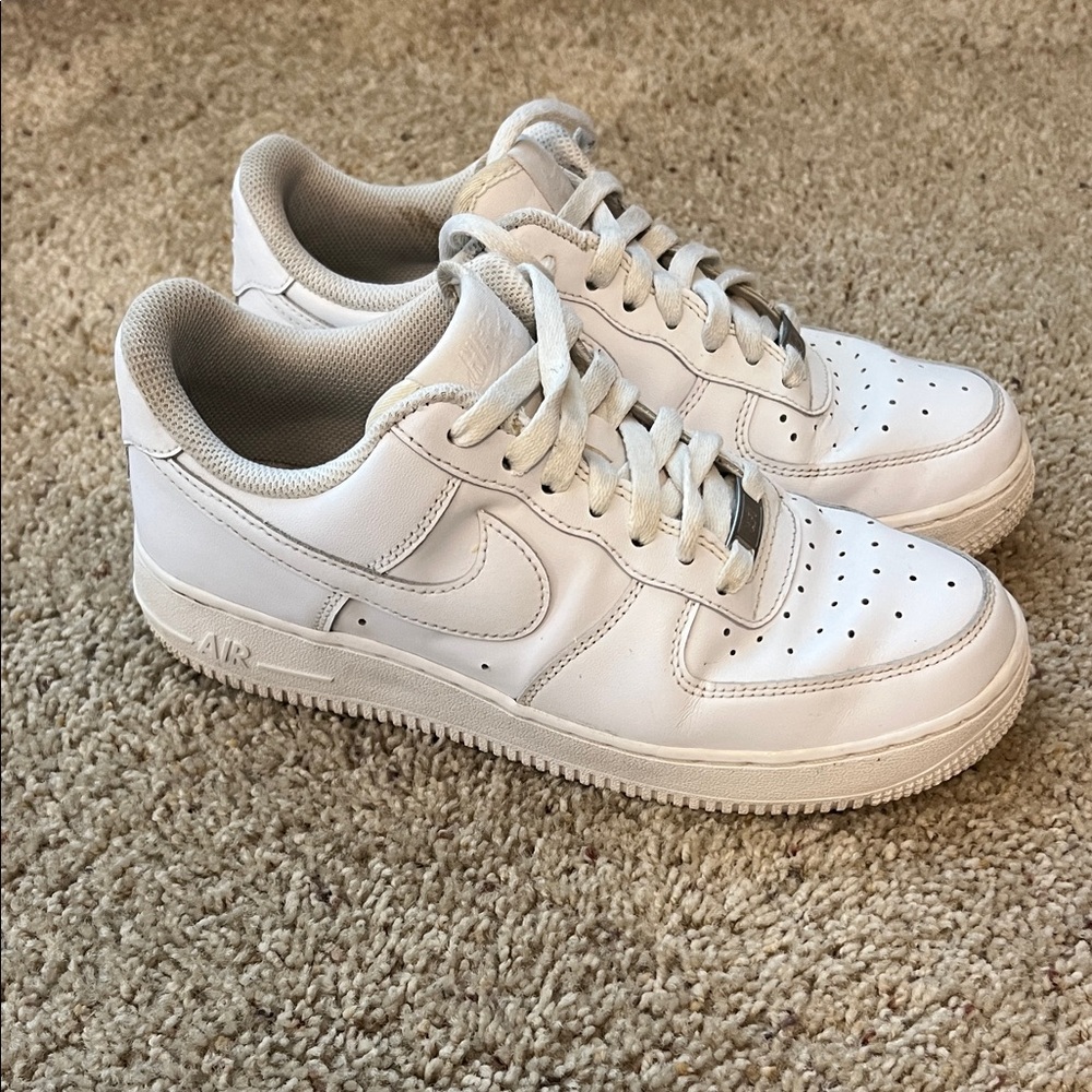Nike Air White Leather Sneakers
